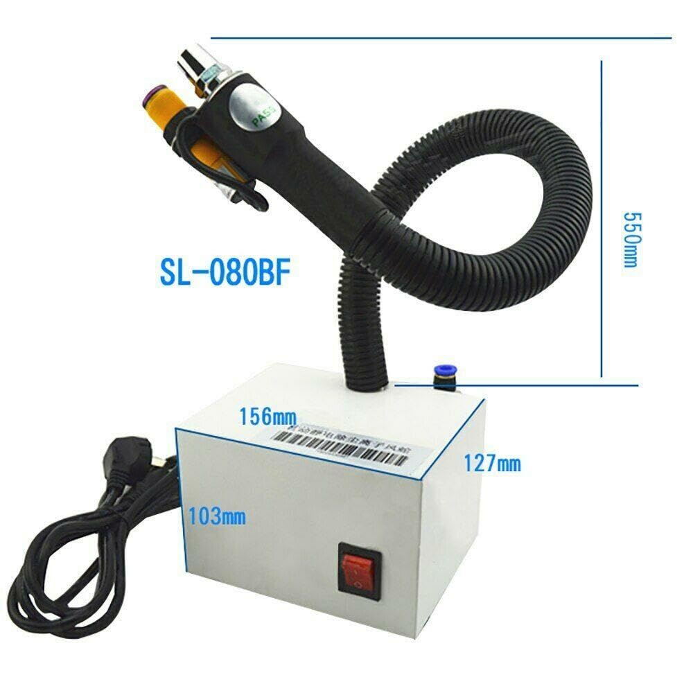 ya 16 10.20 baidi SL-080BF Electrostatic Eliminating Ion Air Gun Automatic Induction Dust Blow Gun
