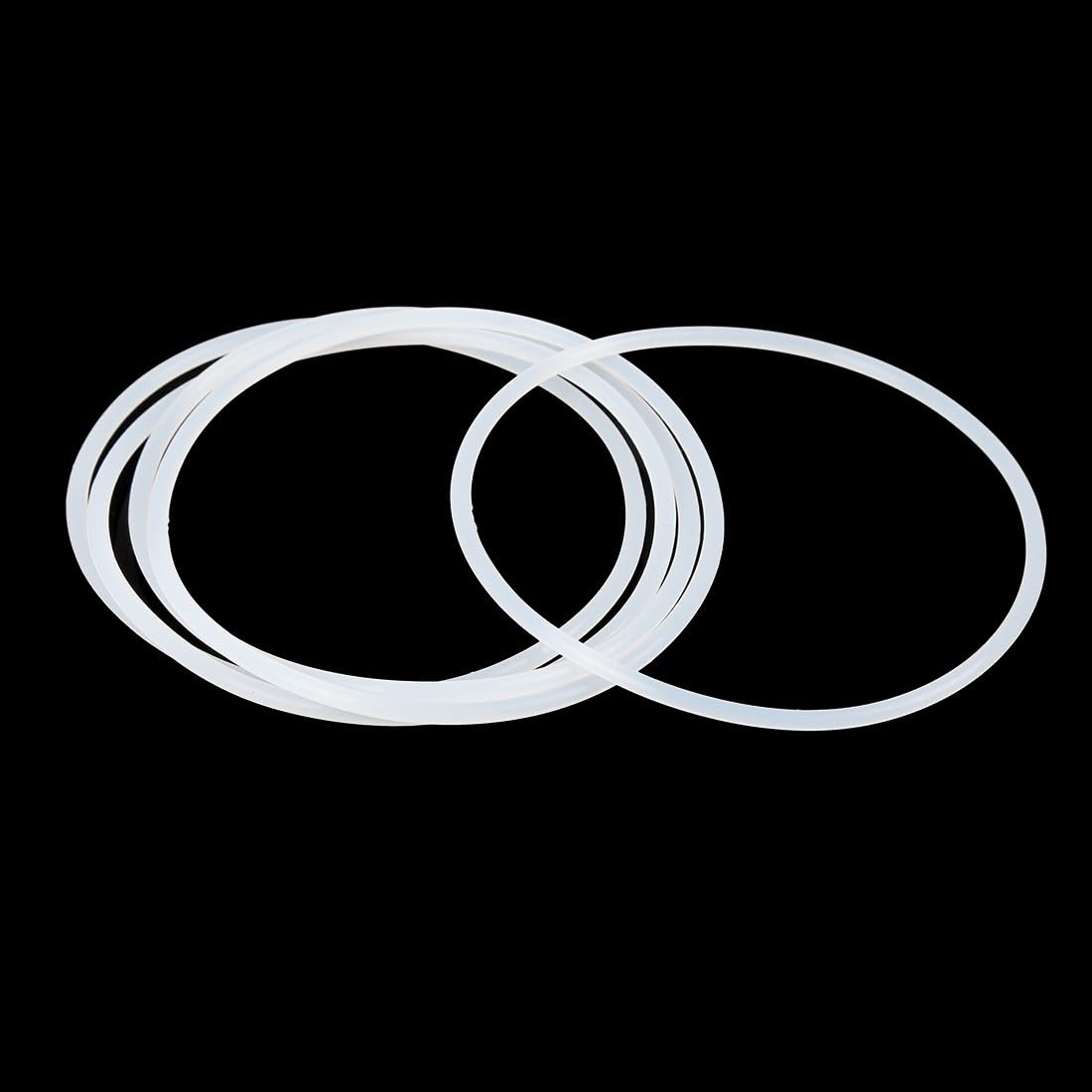 ya 13 9.15 baidi 5PC Silicone O-Rings, 92mm OD, 85.8mm ID, 3.1mm Width, Seal Gasket White