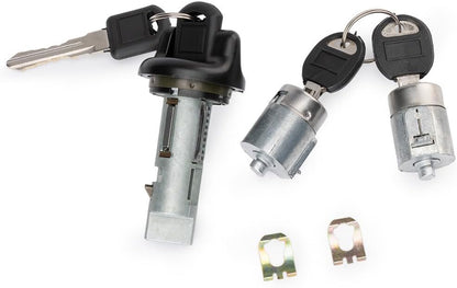 ya 11 9.14 baidiIgnition Lock Cylinder and Door Lock Tumbler are Compatible with for Chevrolet for GMC Pickup Key Similar to -
