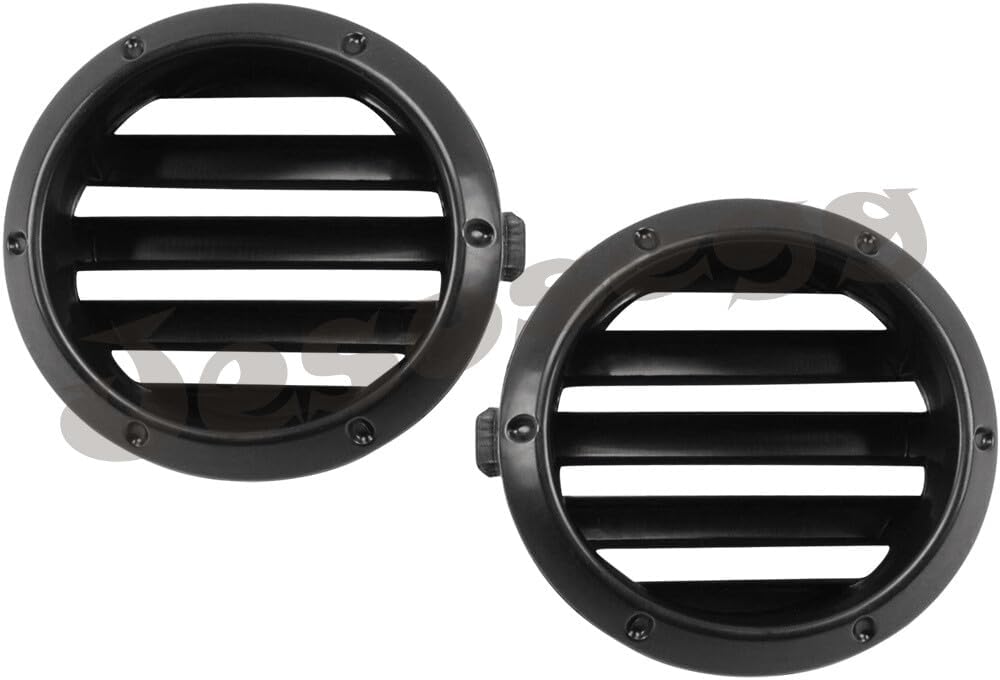 ya 9 10.24 Pair Fog Light Cover Right+Left Side for Toyota Highlander 2004-2007