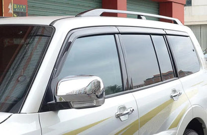 ya 11 9.14 zhengce for Mitsubishi for Pajero Montero 06-19 Black Window Visor Sun Rain Guard D