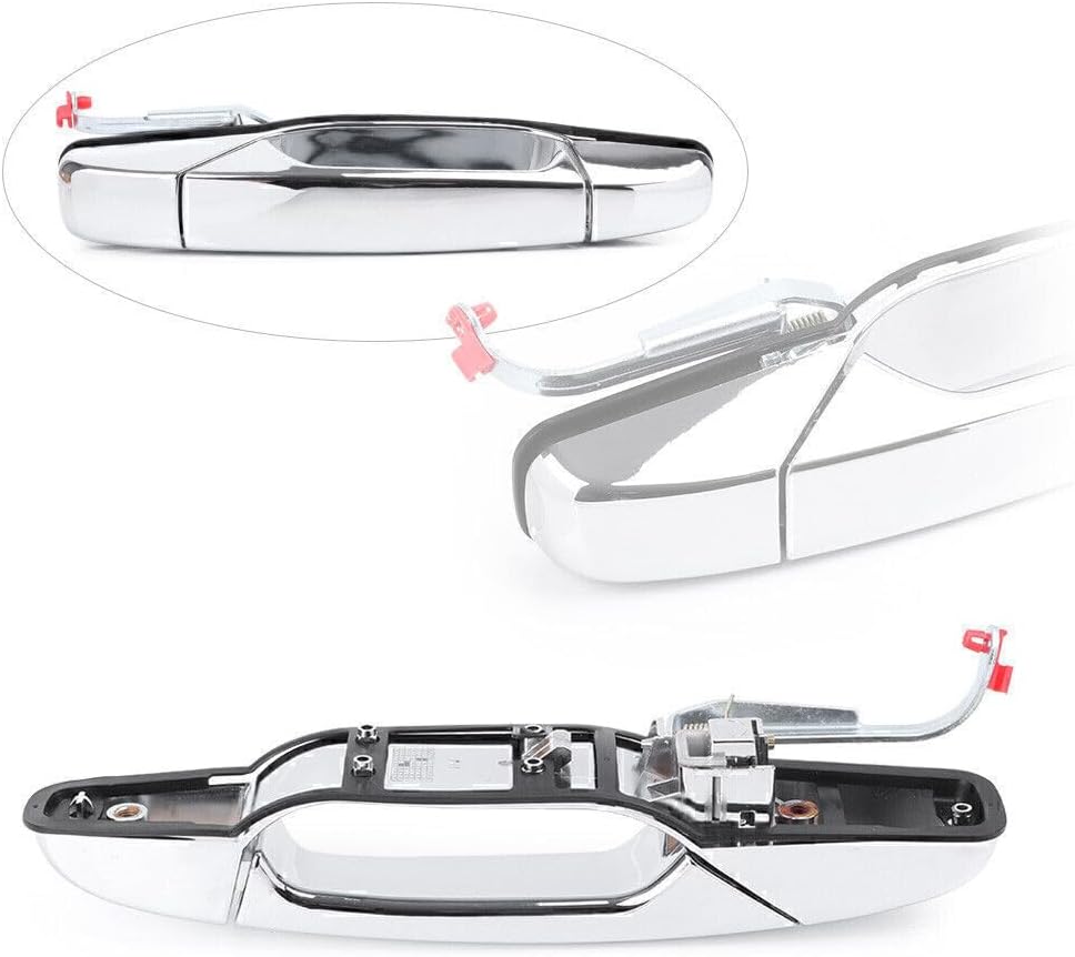 ya 5 8.10 Door Handle Exterior Chrome Rear Right Fit for GMC for Cadillac for Escalade Base 2007-13 RH