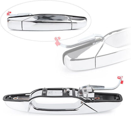 ya 5 8.10 Door Handle Exterior Chrome Rear Right Fit for GMC for Cadillac for Escalade Base 2007-13 RH