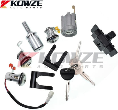 ya 11 9.14 baidiLock Cylinder & Key Set for Mitsubishi for Pajero Montero 2nd 1990-2004