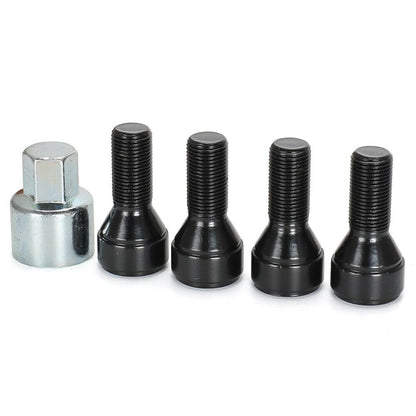 ya 5 8.10 5PCS 36136792851 Wheel Lock Set Anti Theft Lug Nuts Bolt Fits for BMW M14*1.25