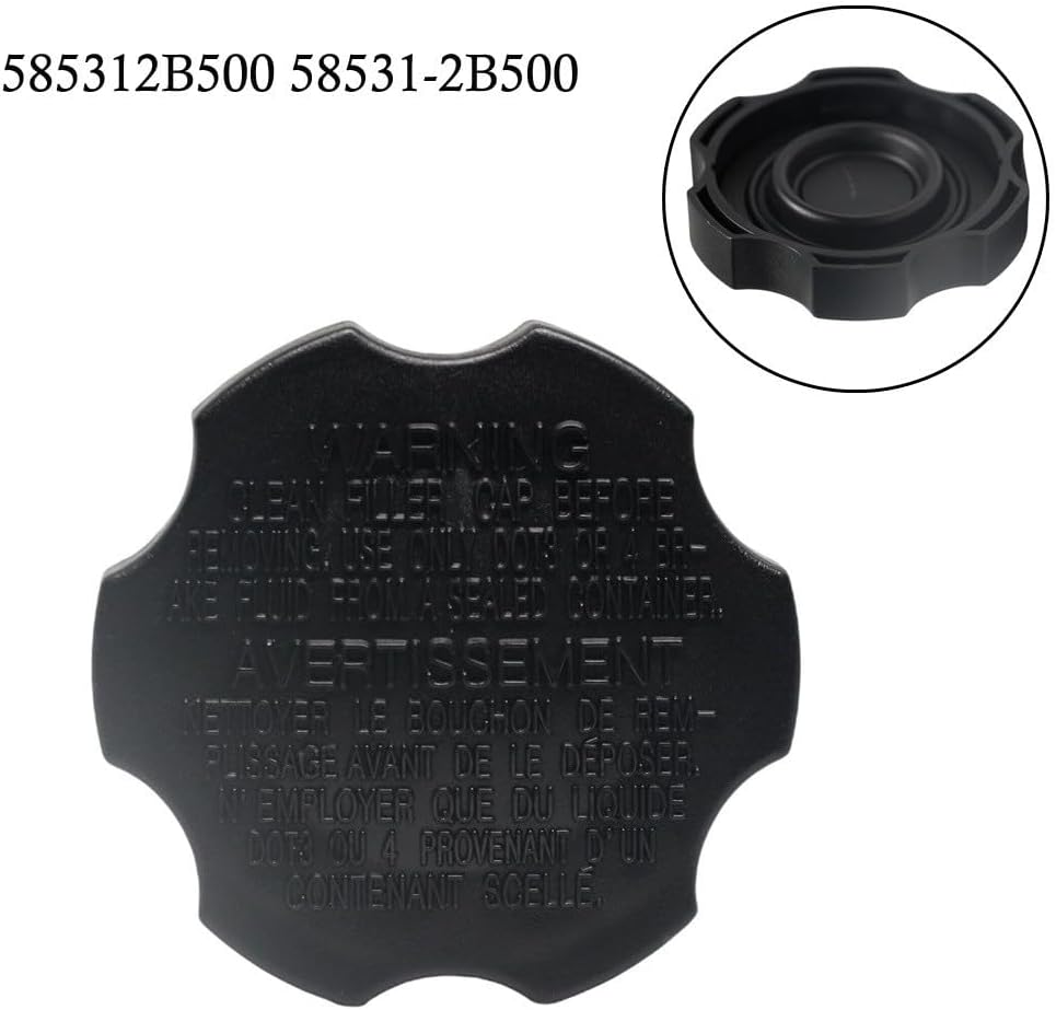 ya 7 8.24 baidi Brake Master Cylinder Reservoir Tank Cap Cover for for Hyundai for for Kia 58531-2B500