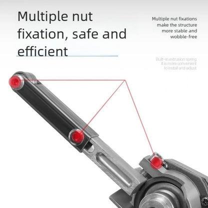 ya 26 10.21 baidi Grinder Conversion Bracket Spring Loaded Tension System Belt Sander Attachment