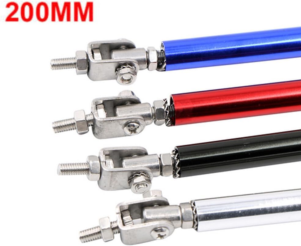 ya 2 8.15 Adjustable 200MM Front Bumper Lip Splitter Rod Strut Tie Bar Support Kit 1 Pair