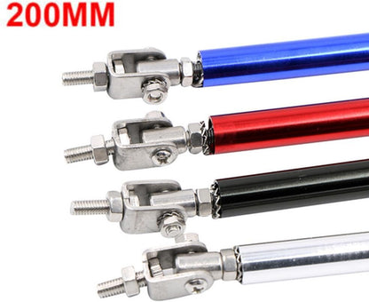 ya 2 8.15 Adjustable 200MM Front Bumper Lip Splitter Rod Strut Tie Bar Support Kit 1 Pair