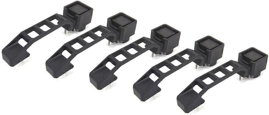 ya 5 8.10 5pcs Black Exterior Door Handles Set for 2007-2017 2008 09 for Jeep for Wrangler JK/JKU