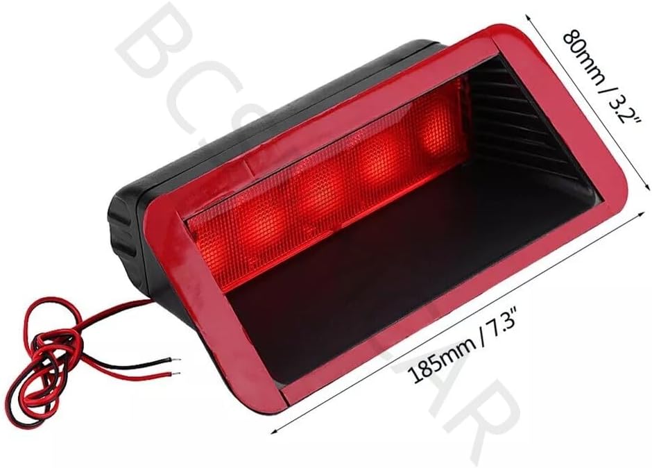 ya 4 8.24 baidi 3rd 5 LED Rear Bumper Tail Brake Stop Light Car Red Warning Lamps High Mount