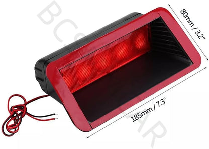 ya 4 8.24 baidi 3rd 5 LED Rear Bumper Tail Brake Stop Light Car Red Warning Lamps High Mount