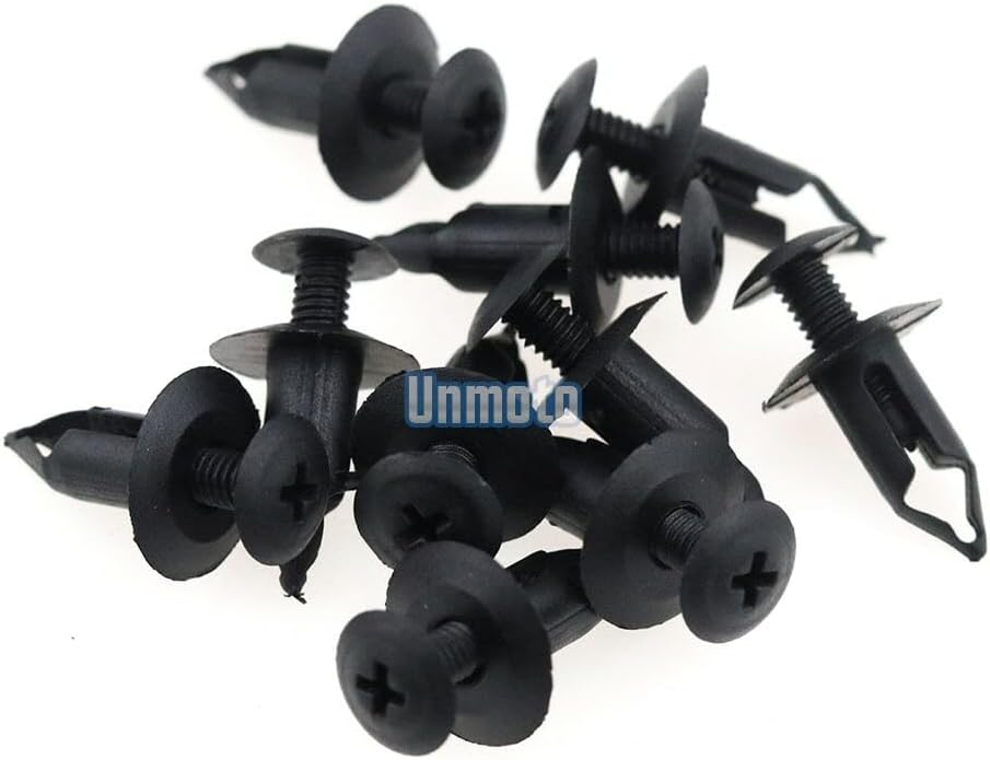 ya 23 10.7 baidi Black Fairing Bolt Kit body screws Clips for Kawasaki ZX6R 2005-2006