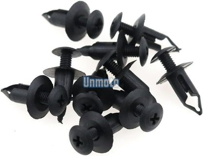 ya 23 10.7 baidi Black Fairing Bolt Kit body screws Clips for Kawasaki ZX6R 2005-2006