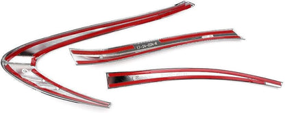 ya 4 8.14 for Toyota C-HR CHR 2016-18 17 ABS Chrome Rear Tail Light Lamp F for Ram e Cover Trim