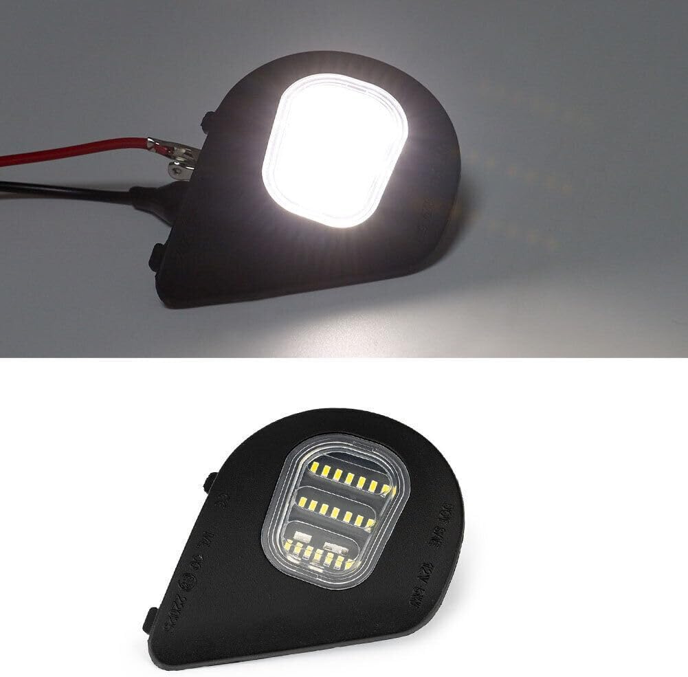 ya 3 8.24 baidi LED Side Mirror Puddle Light for Dodge Ram 10-19 1500 2500 3500 4500 5500 Trucks 