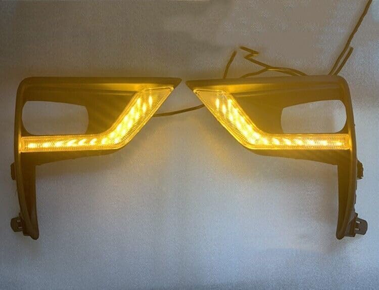 ya 4 8.14 for Toyota for Land Cruiser Prado LC150 2018-19 Front Fog Light LED Replacement Kit 