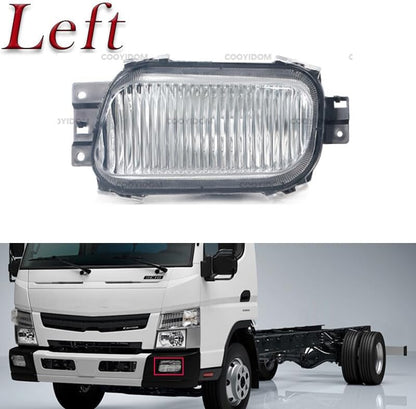 ya 7 8.24 baidi Left front bumper fog light with bulb for Mitsubishi Canter FUSO FE 7/8 2005-11