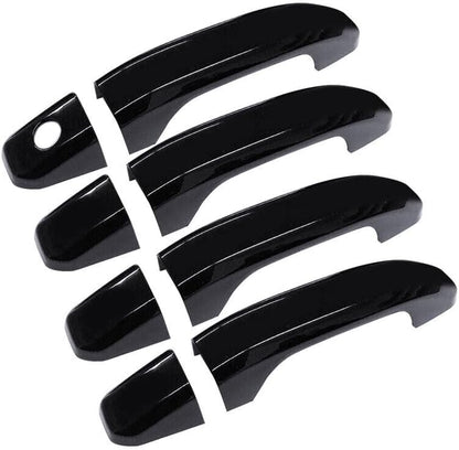 ya 2 8.15 Black Side Door Handle Protector Trim Fits: for GMC Sierra 1500 2500 3500 HD 14-19 @