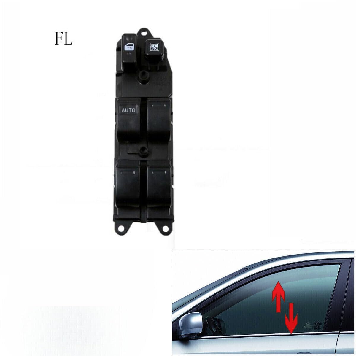 ya 8 8.24 baidi Front LHD Master Power Window Switch for 1999-2005 for Toyota Yaris 