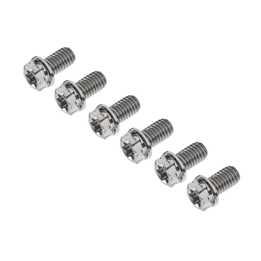 ya 6 8.14 6pcs Bolts Torx Head Flange Screws M10x30mm for Motorcycle Bike