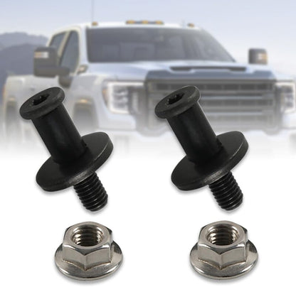 ya 10 9.16 baidi 2X Tail Gate Tailgate Latch Striker Bolts for 99-2006 for Chevy for Silverado for GMC for Sierra