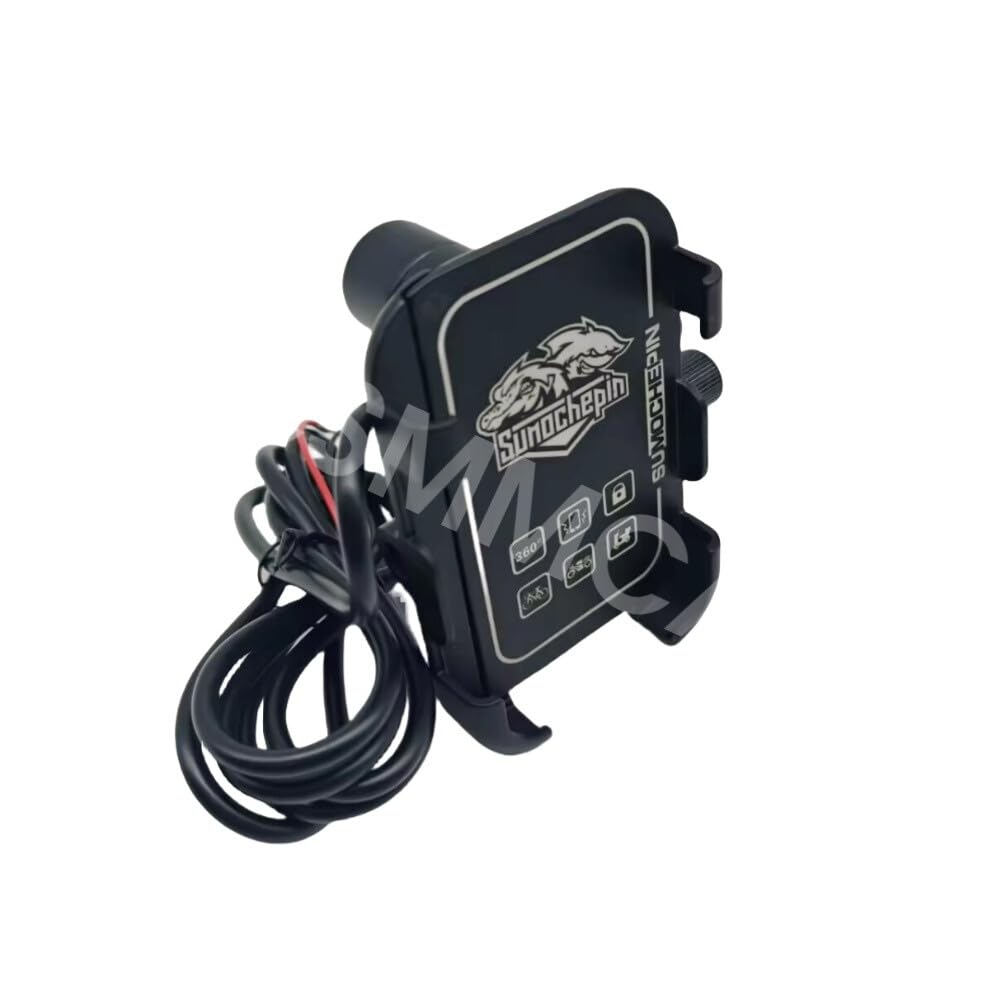 ya 6 8.24 baidi CNC Aluminum Motorcycle Holder Mount Rear Mirror USB for Charger for Cell Phone GPS