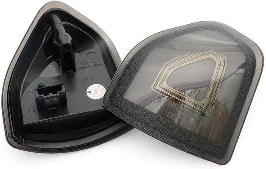 ya 4 8.10 for Dodge for Ram 1500 2500 3500 Smoked LED Side Mirror DRL Turn Signal Parking Light 