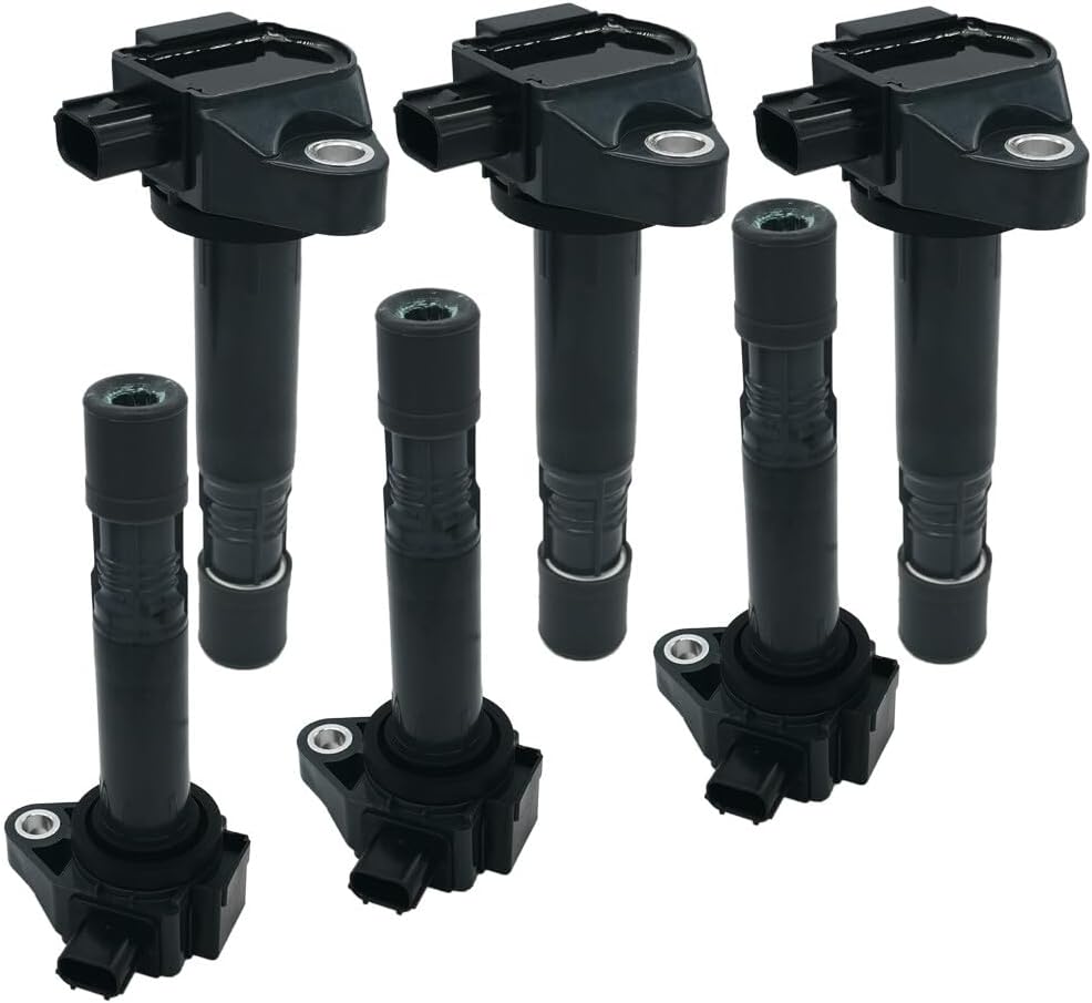 ya 9 10.24 Set of 6X Ignition Coil 30520-5G0-A01 for Honda for Accord 13-17 Pilot for Acura MDX RDX