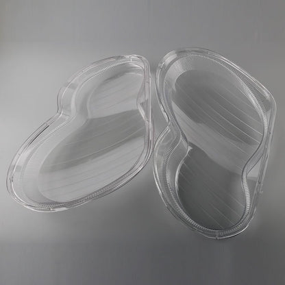 ya 9 10.24 2Pcs Headlight Lens Cover Left+Right Side Replacement For 2001-2007 C-Class W203