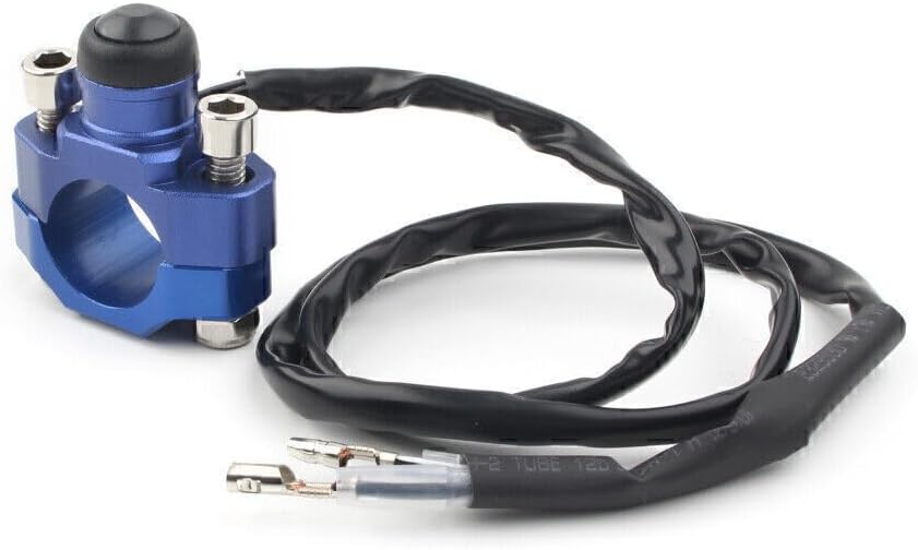 ya 6 8.14 7/8 CNC Motorcycle Engine Stop Start Kill Switch Button Kit for Yamaha YZF-R1