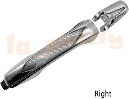 ya 9 10.24 2X Front RH&LH Exterior Outside Door Handle Chrome for 11-17 for Ford Explorer Edge