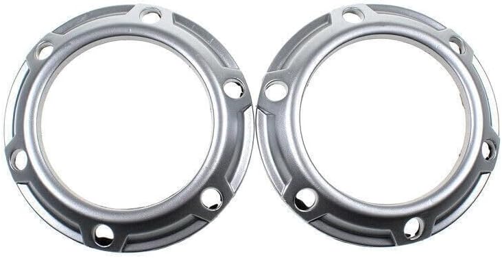 ya 4 8.14 1 pair front fog light insert silver protective cover ring fits Outlander 2007-2009