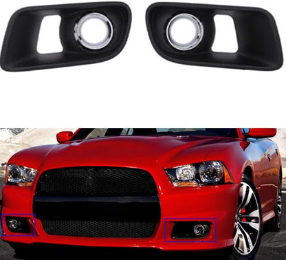 ya 10 9.16 zhengce 1 pair left and right front bumper fog light cover for Dodge for Charger 20