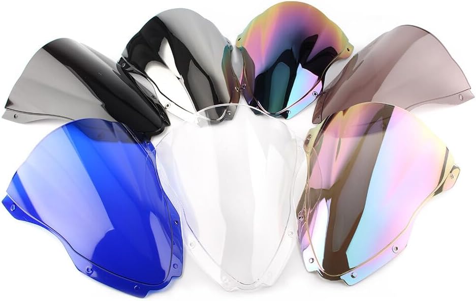 ya 2 8.15 Front Windscreen Windshield Double Bubble for Kawasaki ZX10R 2016-2018 17