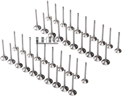 ya 10 9.16 baidi 40x Intake Valves Engine Inlet Outlet Set for Audi S6 C6 S8 5.2 FSI BXA