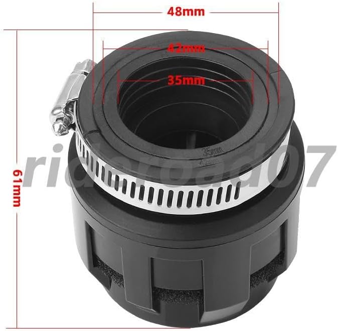 ya 5 8.10 1X Motorcycle Scooter 35/42/48mm Air Cleaner Filter Intake For Pit Dirt Bike ATV