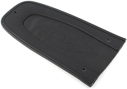 ya 4 8.8.2 Moto Drag Flame Stitch Leather Rear Fender Bib Fits for Harley Touring 1997-17 Black