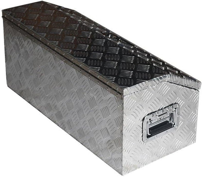 ya 5 8.10 30 x 13 x 13 Silver Aluminum Underbody Storage Tool Box for Trucks Trailers and RVs