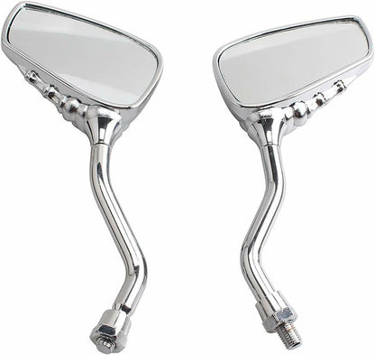 ya 6 8.14 Motorcycle Rearview Mirror 8mm Screw Thread Bicycle Suitable for Cruiser, Mope, Scooter 