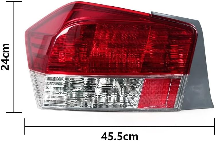 ya 10 9.16 zhengce 1Pc for Honda City 2008-2011 Right Rear Bumper Tail Light Signal Lamp Brake