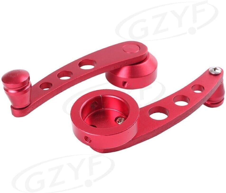 ya 12 10.8 baidi Car Window Winder Crank Glass Handle Alu for Mini um Knob Kit Universal Red