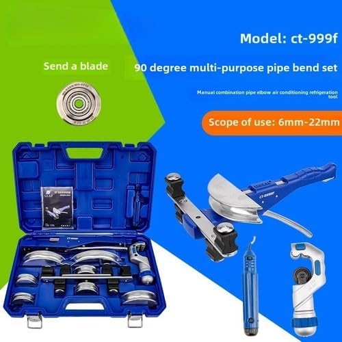 ya 14 9.20 zhengce 5-12mm Manual Pipe Bender Air Conditioner Pipe Bender Pipe Bending Tool Kit-2