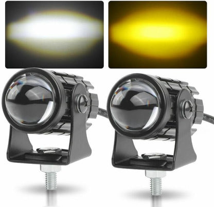ya 7 8.24 baidi 2x Yellow White LED Work Light Bar Spot Po for DS Fog Lamp Offroad Driving Truck SUV