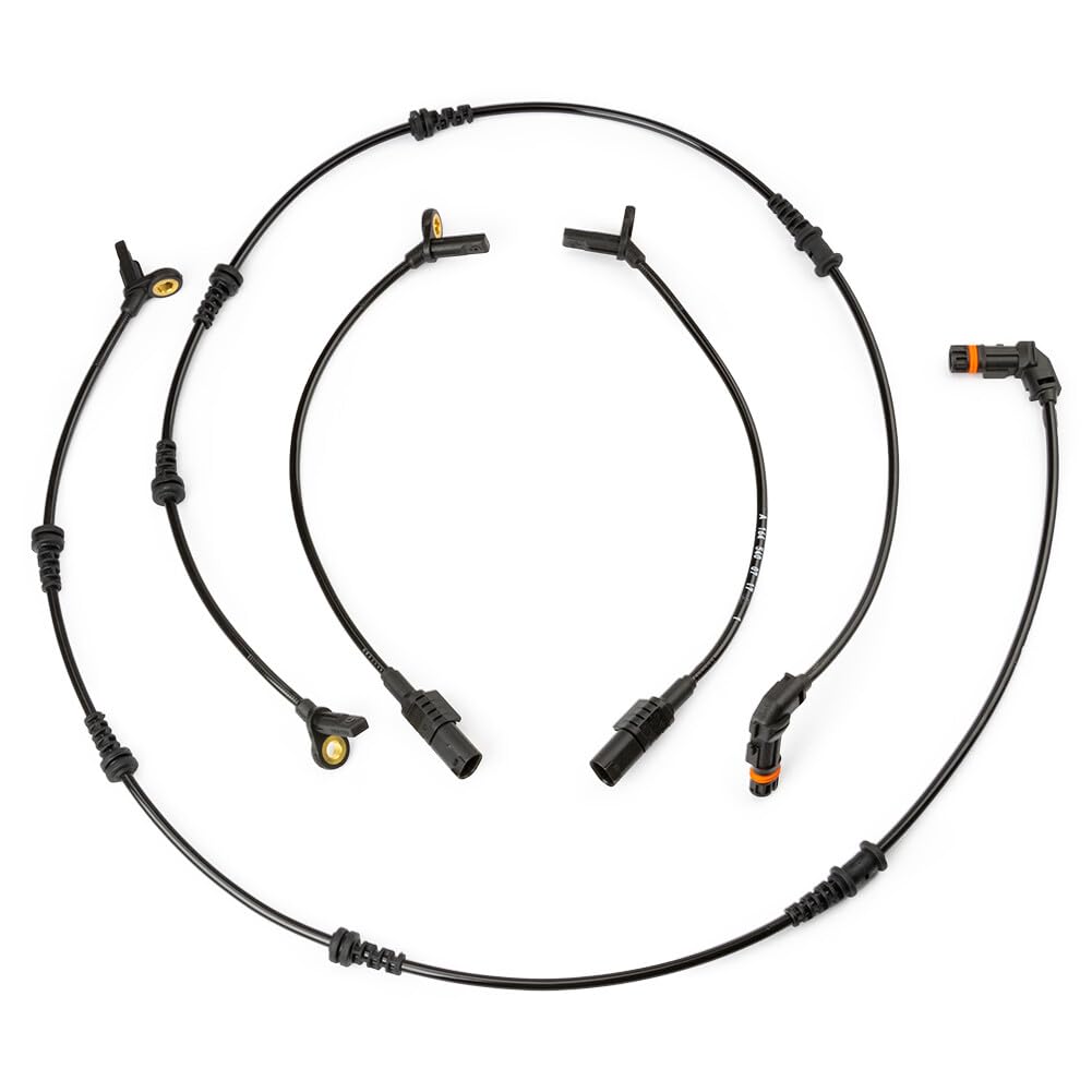 ya 9 10.24 4-Pack Front and Rear ABS Wheel Speed sensors for Mercedes-Benz ML320 ML350 ML450 ML500-