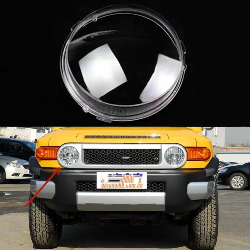 ya 4 8.14 Right headlight lens cover + glue 1 piece for Toyota FJ Cruiser 2007-08 09 2021
