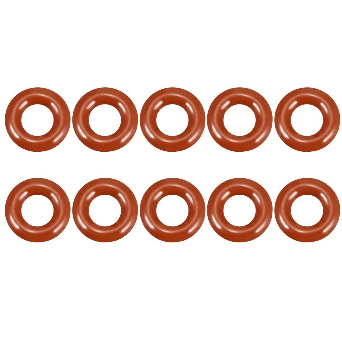 ya 13 9.15 baidi Silicone O-Ring 9mmx4.2mmx2.4mm VMQ Seal Rings Sealing Gasket Red 10Pc