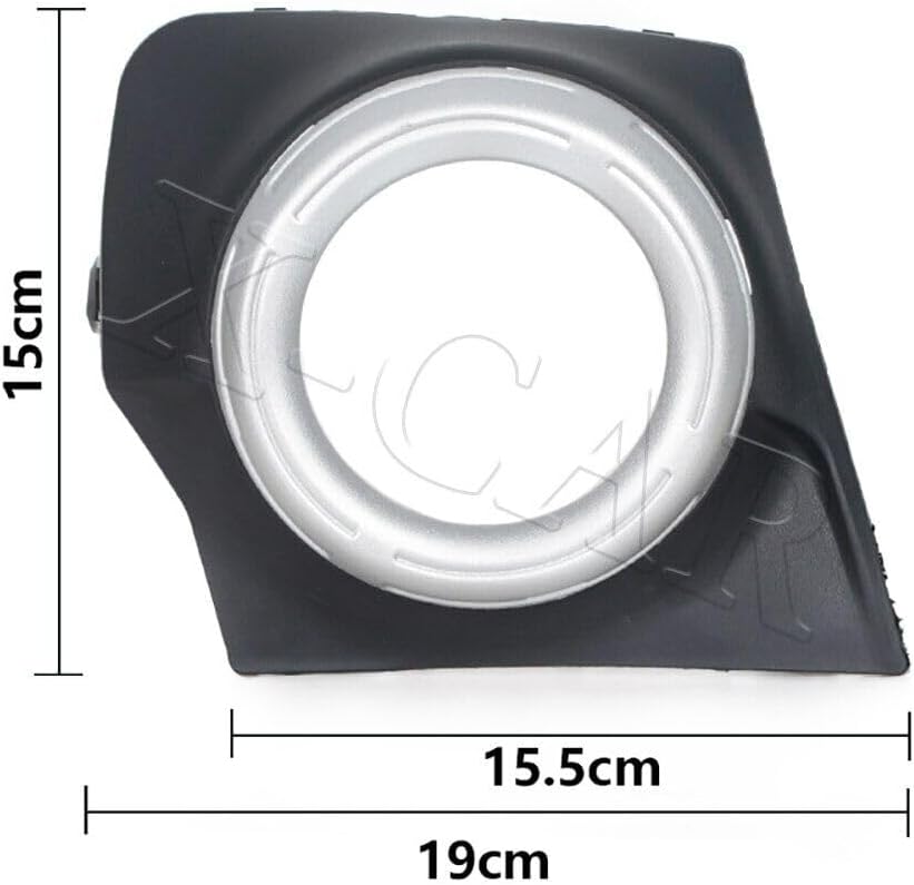 ya 2 8.15 A pair of front fog lamp f for Ram e covers suitable for Mitsubishi L200 Triton MQ MR 2015-2018