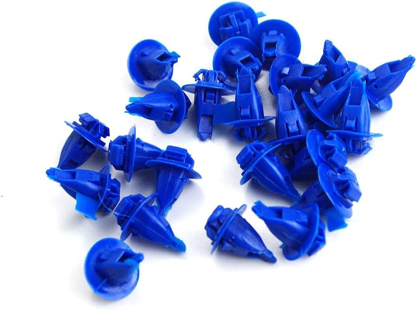 ya 2 8.15 Set of 40 Fender Wheel Moulding Clip Panel Retainer for Toyota 90904-67036 Blue
