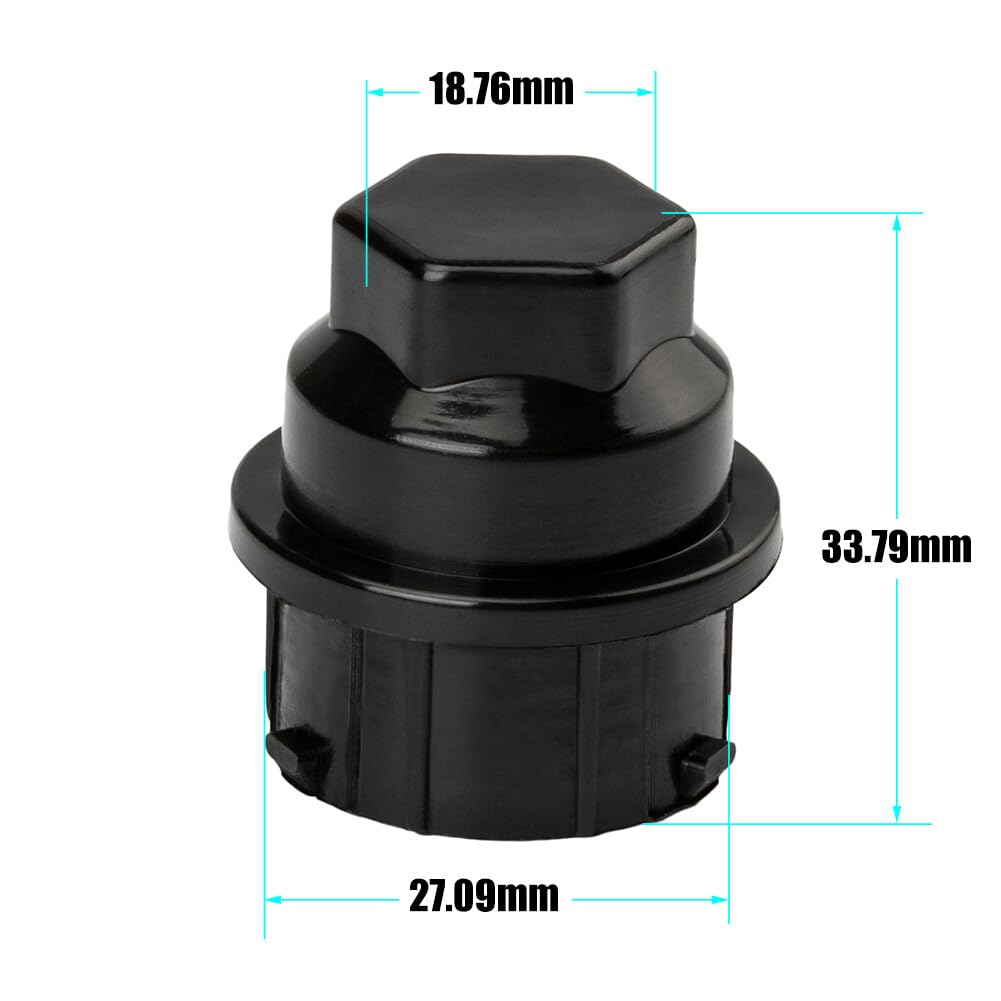ya 5 8.10 20-piece Set 9593028 for Buick for Chevrolet for GMC and for Pontiac Black Wheel nut Cover Replacement Parts.